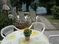 Apartment in villa LE PALME directly on the lake of Lugano