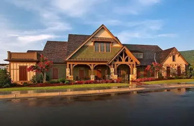 Lake Arrowhead GA Modern Rustic Private Mountain Cabin Chalet Home 레드 클라우드 공원 주변 호텔