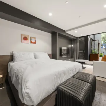 Modern Studio with BBQ Area