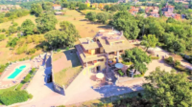 Villa on Top of a Hill with an Enchanting View of Lake Bolsena