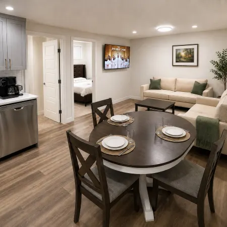 Cozy & Fully Furnished 2-Bedroom Basement Suite