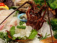 An Inn with Abalone and Japanese Spiny Lobster - Tamaya