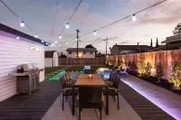 HEART OF SD! Luxury Villa w Hot Tub, Fireplace and Oversized Fully Lit Backyard