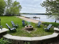 Lakeside Log Cabin - Enjoy a beautiful sugar sand beach, Eau Claire Area