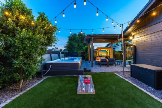 Downtown Gilbert Home with Arcade Room, Steampunk Themed, Swim Spa, Hot Tub