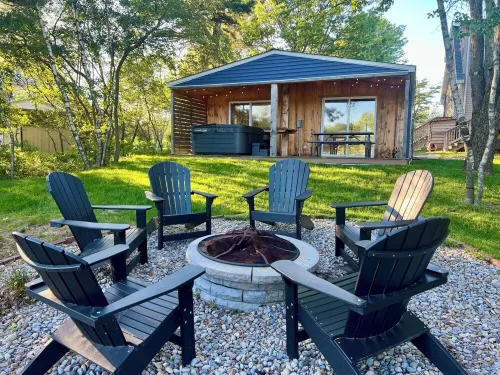 Pocono's LAKEFRONT home - Completely Renovated w/Game Garage and New Hot Tub