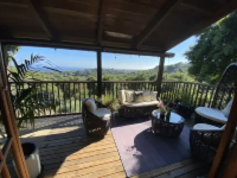 Classic California Central Coast Cabin overlooking the ocean on 20 wooded acres