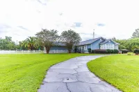 Secluded pool home on 4+ acres
