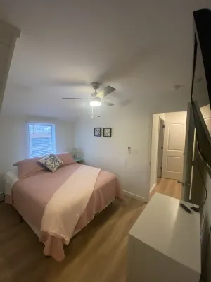 The Sea Breezy vacation house, unit #1, sleeps 8.  5 min walk to the beach!