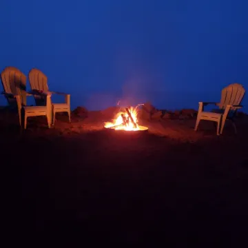 Private beach location