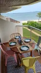 Superb T2 apartment with sea view and direct access to Pereire beach Hotels near Palais Des Congrès