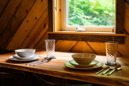 Relaxing cabin getaway only minutes from the Blue Ridge Parkway. Pet friendly!