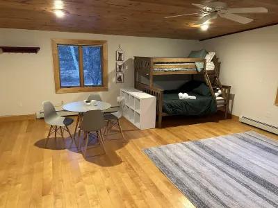 Spacious, family and pet friendly getaway in the White Mountains.