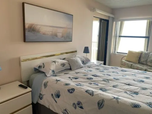 3BR/2BA Oceanfront retreat for 8. Spacious, updated, pool, and beach views.