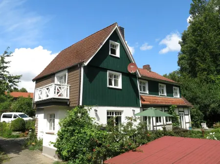 Apartment "Im Kupfermühlental" for hikers, cyclists and water sports Отели в г. Бек