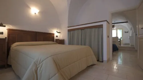 Old stables in historic farmhouse in panoramic position between sea and hills