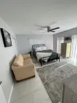 beautiful home on a 3 acre lake with security