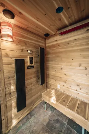 Riverside Mid-Century Cabin with Mountain Views