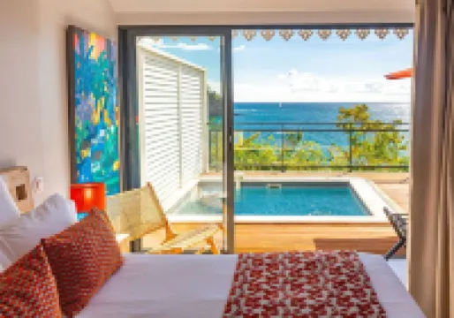 Les Galets Rouges Lodges & Spa فنادق في 