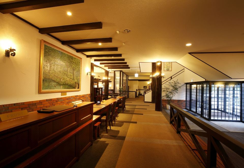 하코다산 중턱에 위치한 호텔 조가쿠라의 아름다운 외관