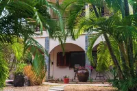 Spacious private villa apartment with pool & 5 min walk to the beach