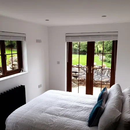 Traditional Irish cottage with views of Slieve Patrick