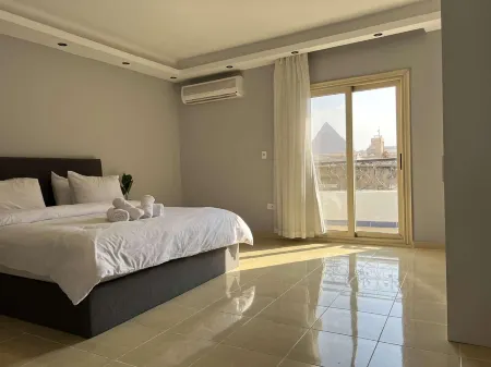 Luxury Touristic Apt. Pyramid View+Museum View