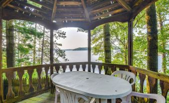 Lakefront Harrisville Cabin w/ Dock & Decks!