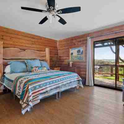 Guadalupe Bluff Log Cabin 4 Bedroom Home by Redawning Rooms