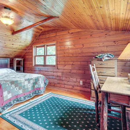 Dock, Fire Pit Historic Lakefront Cabin in Mercer