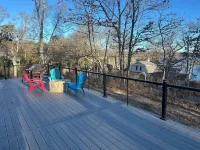 3 bedroom home with lake views of lake Wequaquet.