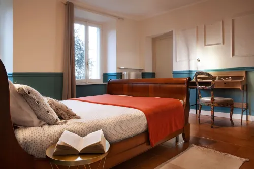 Apartment with fireplace and private terrace overlooking the beautiful panorama