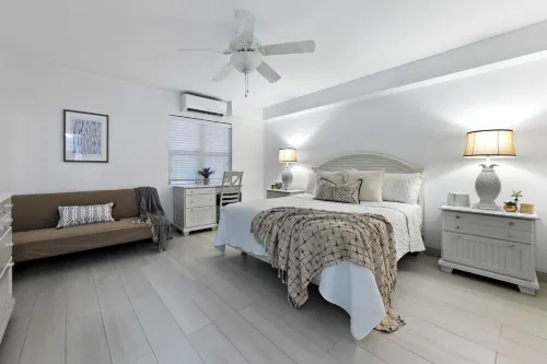 Beachfront walkout with amazing patio & view