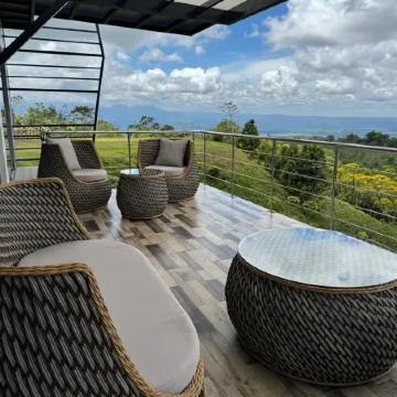 Luxury Mansion with Volcano View