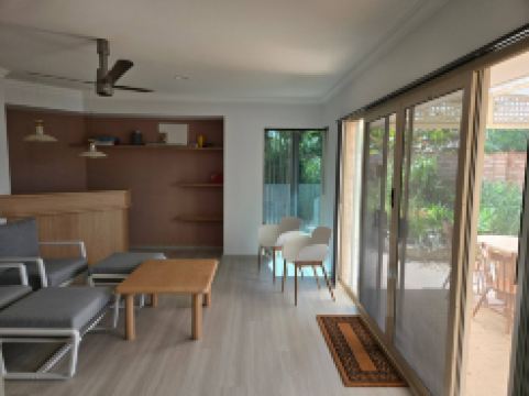 Secluded and private part of the house with space