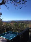 Romantic Leatherwood Mtn Log Home 19.3 acres /Panoramic View/Near Boone