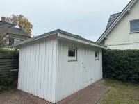 Ein Zimmer Apartment mit Kitchenette, Balkon, Bad im Landhausstil