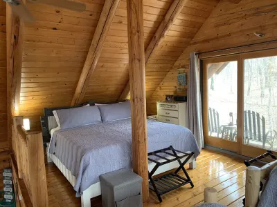 Log Cabin in the Woods with Marion Lake Access in Otter Tail County.