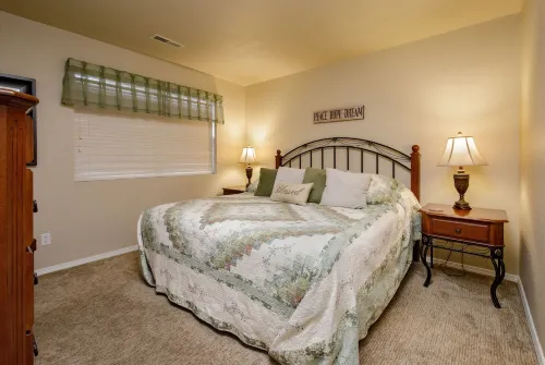 Tranquility with perfect location. Walk in unit NO STAIRS Golf course view