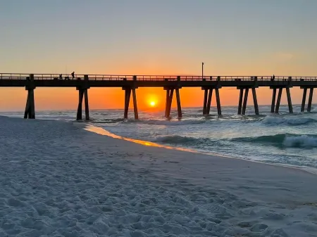 Elegant single level with 4 BR 3 BA, private oasis featuring a heated salt pool