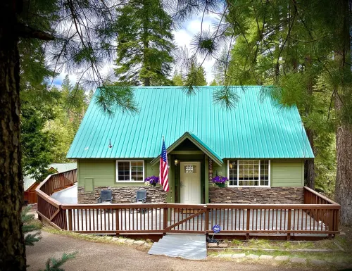 Almanor Lake House, Beach, Dock and Mooring Ball.