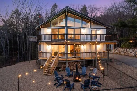 Lake Winni and Gunstock Ski Views