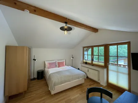 Design studio with a view of the Zugspitze