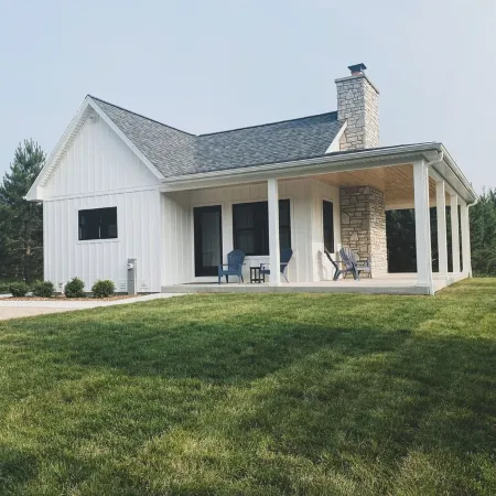 Brand new cottage a few minutes from downtown Sister Bay and Lake Michigan.