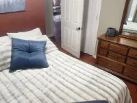 Charming 3-bedroom house with 65in smart tv, Wifi, and central heat/air in town! Hotels in Izard County