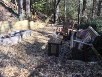 American Indian Decorated Log Cabin On Toccoa River Awaits Your Arrival!