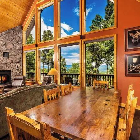 Spacious Mountain Cabin with Views, Deck, Second Living Area, New Hot Tub