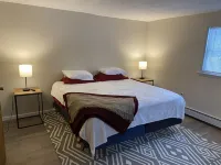pine creek lodge with pine creek views  secluded on 5 acres