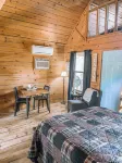 Rustic Cabin Overlooking Private 48 acre Bass Fishing Lake Hotels in George County