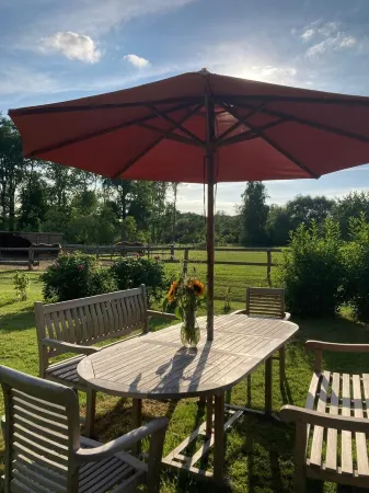 Vacation Accommodation "Verwalterhaus" with View of the Horse Pasture -Gut Wittmoldt- Отели в г. Витмольдт